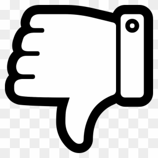 Thumbs Up Down Png - Thumbs Down White Png Clipart