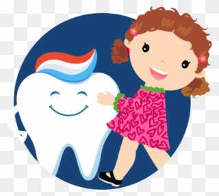 Fun, Safe, And Caring Dental Care For Children - Cartoon Clipart