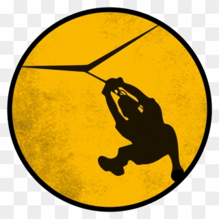 70 Metre Zipwire - Circle Clipart