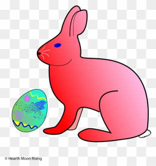 Happy Spring - Domestic Rabbit Clipart