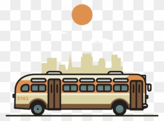 Bus Drawing City - Bus Clipart