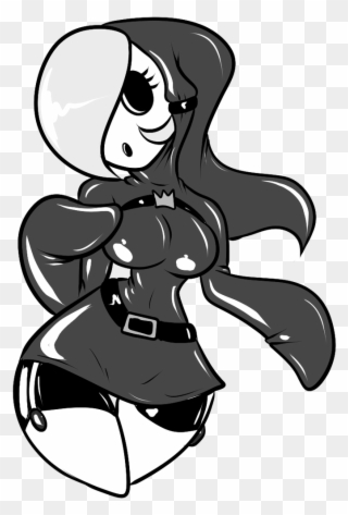 775 X 1030 1 0 - Black Shy Gal Clipart