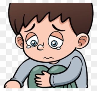 Sadness Clipart Parent - Sad Boy Cartoon Png Transparent Png