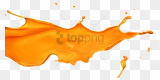Free Png Orange Juice Splash Png Png Image With Transparent - Orange Colour Splash Png Clipart