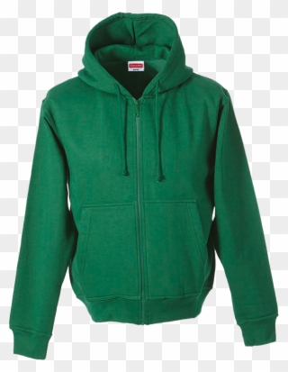 Hooded Sweatvest Uni Green 8420 M - Hoodie Clipart