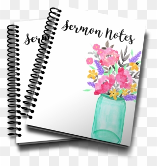 Grab Your Sermon Notes Journal - Bible Characters Coloring Pages Clipart