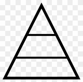 Transparent Pyramid Svg - Pyramid Hierarchy Clipart