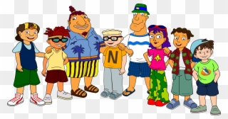 1814 X 958 5 0 - Rocket Power All Characters Clipart