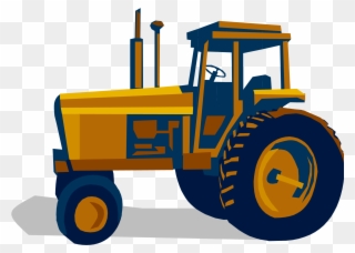 Farming Clipart Farm Machinery - Tractor - Png Download