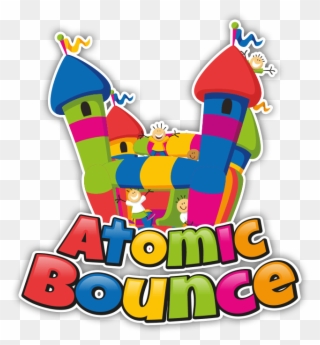 Atomic Bounce - Clip Art Bounce House - Png Download