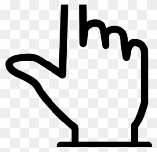 Hand Gesture Clipart Upward - Hand Pointing Vector Png Transparent Png