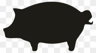 Smock Pig 2 Motif - Domestic Pig Clipart