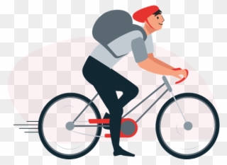 Parcel Feature - Hybrid Bicycle Clipart