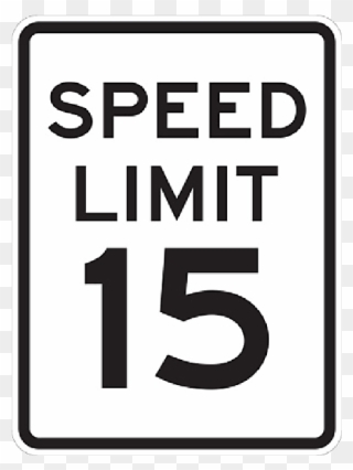 Speed Png Transparent Images - Speed Limit Sign Clipart