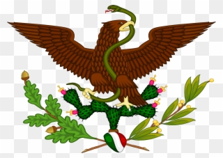 Escudo De La Segunda República Federal De Los Estados - Republica Federal Mexico Clipart