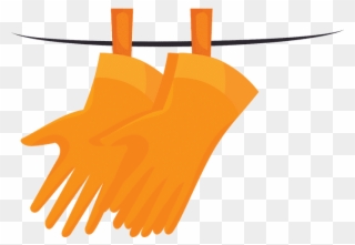 Rubber Gloves - Illustration Clipart