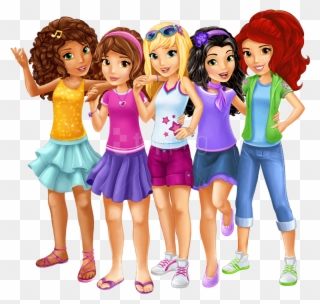 Free Png Download Lego Friends Main Characters Clipart - Lego Friends Png Transparent Png