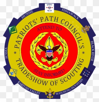 Patriots' Path Council Tradeshow Of Scouting Logo - Emblem Clipart