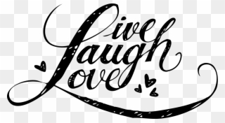 Personalized Live, Laugh, Love Sic 27oz Bottle - Calligraphy Live Laugh Love Clipart