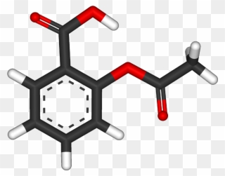 Aspirin 3d Aromatic - Cocaine Chemical Structure 3d Clipart