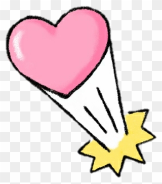 #comic #love #cute #cartoon #heart #bomb #punk #pink - Transparent Cute Heart Cartoon Clipart