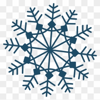 Christmas Snowflake - Christmas Clipart Snowflake - Png Download