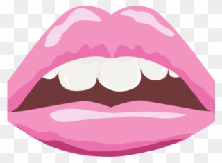 Smile Clipart Human Mouth - Clip Art - Png Download