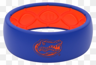 Florida Gators Collegiate Silicone Rings Blue Orange - Bracelet Clipart
