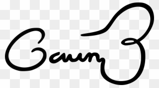 Signature With Transparent Background - Gavin Belson Dick Signature Clipart