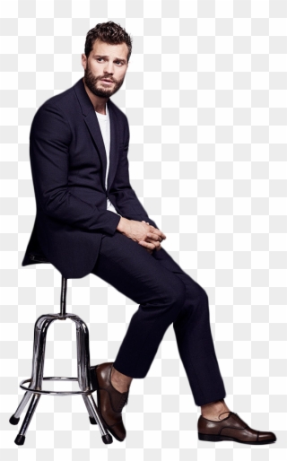 Sitting People Png - Jamie Dornan Photoshoot Fifty Shades Darker Clipart