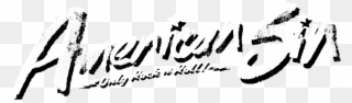 American Sin - Calligraphy Clipart