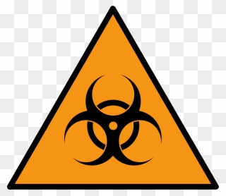 Biohazard Sign - Mad Scientist Printable Badge Clipart