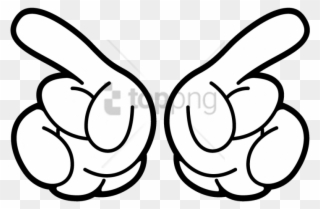 Free Png Two Mickey's Hands Png Image With Transparent - Mickey Mouse Hand Png Clipart