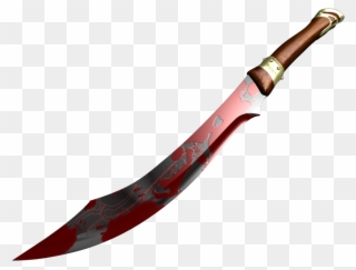 Sword With Blood Png Clipart