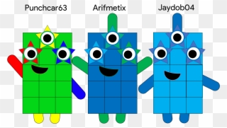 15gaj - Numberblocks Arifmetix Clipart