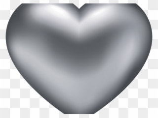 Heart Pictures Clipart Silver - Heart - Png Download