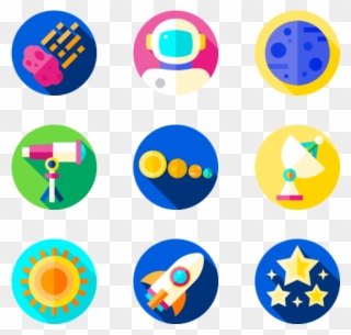 Space - Virtual Reality Icons Clipart