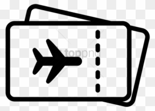 Download Airplane Images Background - Boarding Pass Clipart
