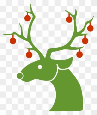 Fat Reindeer Clipart - Reindeer Clipart - Png Download