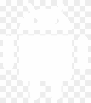 Home - Android Logo White No Background Clipart
