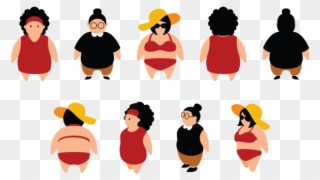 Chubby Silhouette At Getdrawings - Fat Vector Free Download Clipart