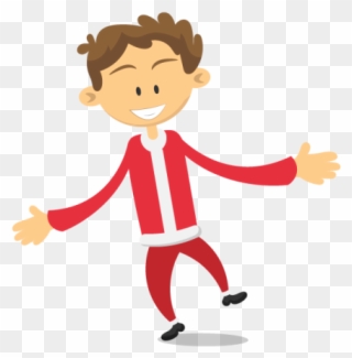 In A Santa Costume Christmas Party People - Man Party Png Clipart