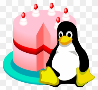 Happy - Linux Penguin Clipart