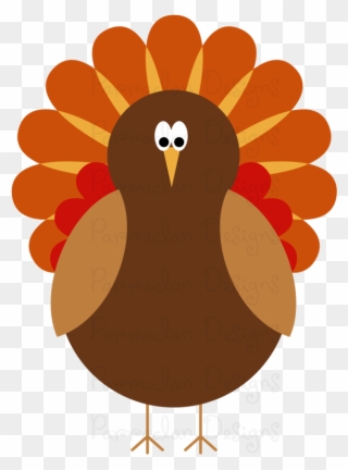 Cute Turkey Clipart Is - Thanksgiving Turkey Clipart - Png Download