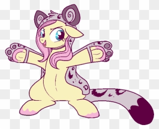 Lulubell, Clothes, Costume, Cute, Fluttershy, Safe, - Cartoon Clipart