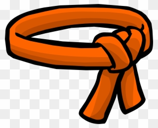 Orange Ninja Belt Club Penguin Wiki Fandom Powered - Club Penguin Orange Belt Clipart