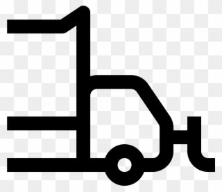 Snow Plow Icon - Recreational Vehicle Clipart