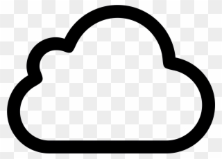 Cloud Clipart Small Cloud - Push Notification In Ios Architecture - Png Download