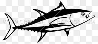 Svg Freeuse Download Clipart Fish Black And White - Tuna Clip Art - Png Download