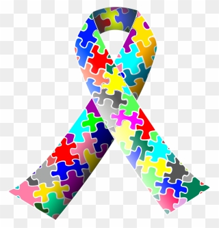 Adding Vector Close Under - Autism Logo Clip Art - Png Download